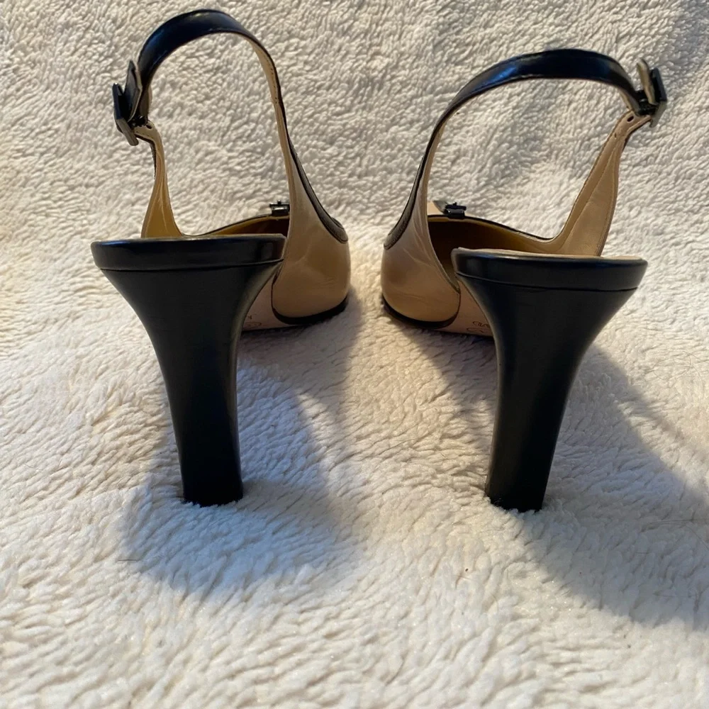Circa by Joan & David Tan and Black Heeled Slingbacks - Picture 3 of 6